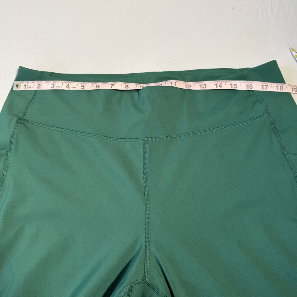 Plus Size Tek Gear Ultrastretch Leggings Womens 2X Green High Rise Workout Gym - Picture 6 of 7